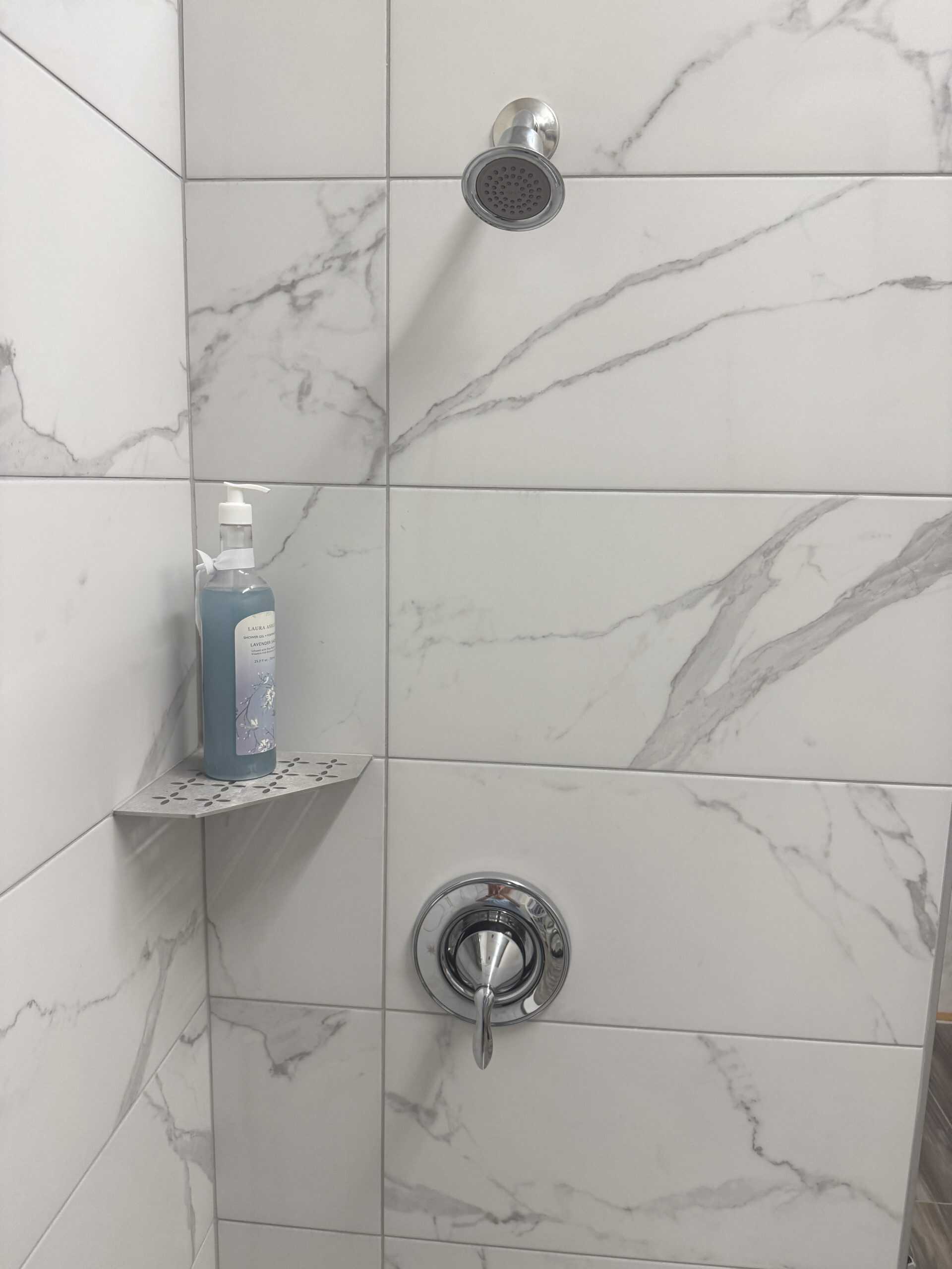 Ready-to-Install and All-inclusive Marble Look DIY Shower Kit 2 Ready-to-Install and All-inclusive Marble Look DIY Shower Kit - Image 2