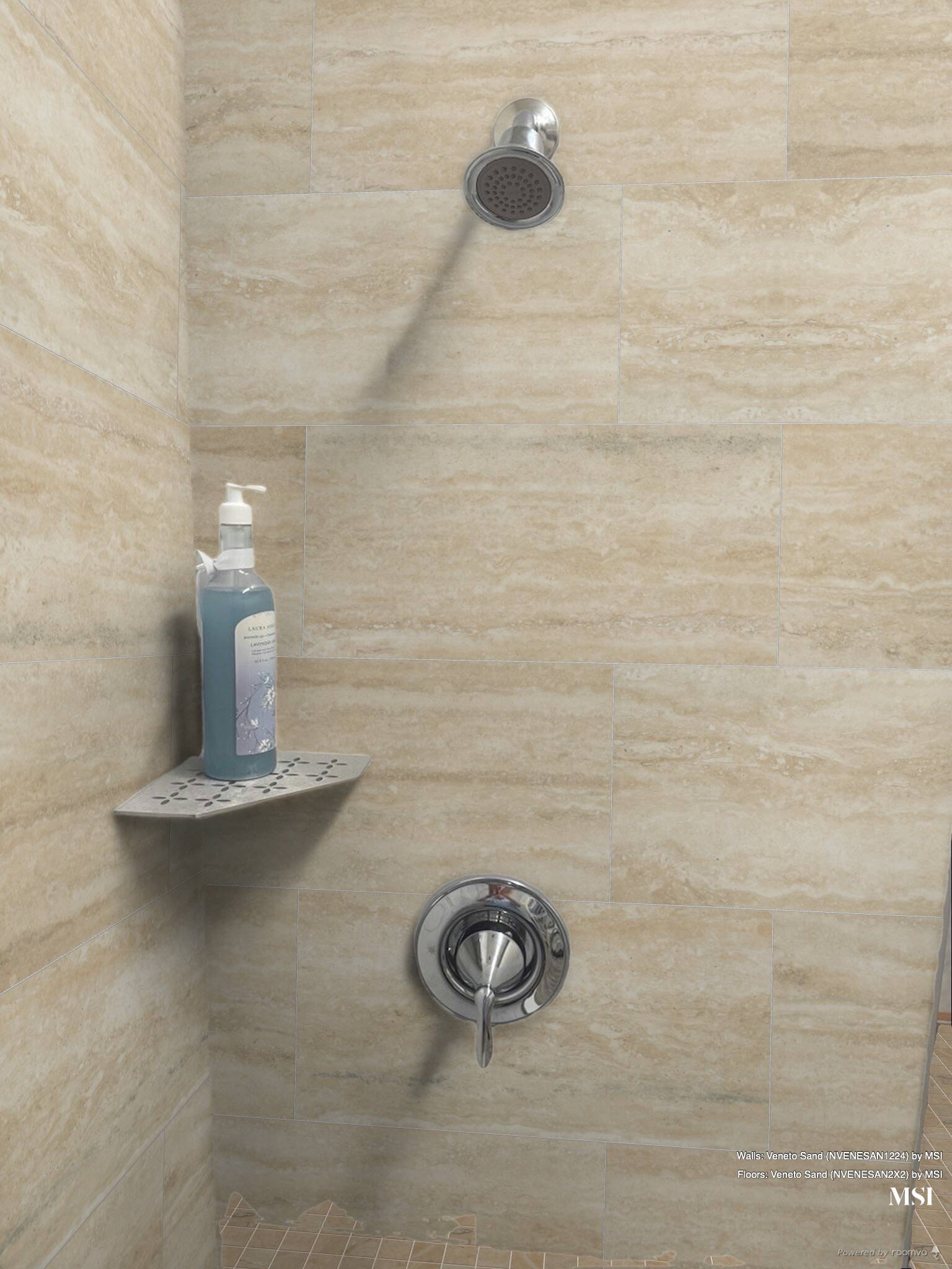 Essential Shower DWY – Beige Look 1 Ready to install Beige Look Shower Kit